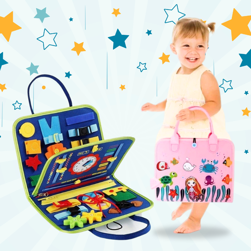 Maleta Sensorial e Educativa Infantil | Brincadeira e Aprendizado