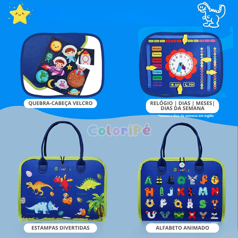 Maleta Sensorial e Educativa Infantil | Brincadeira e Aprendizado